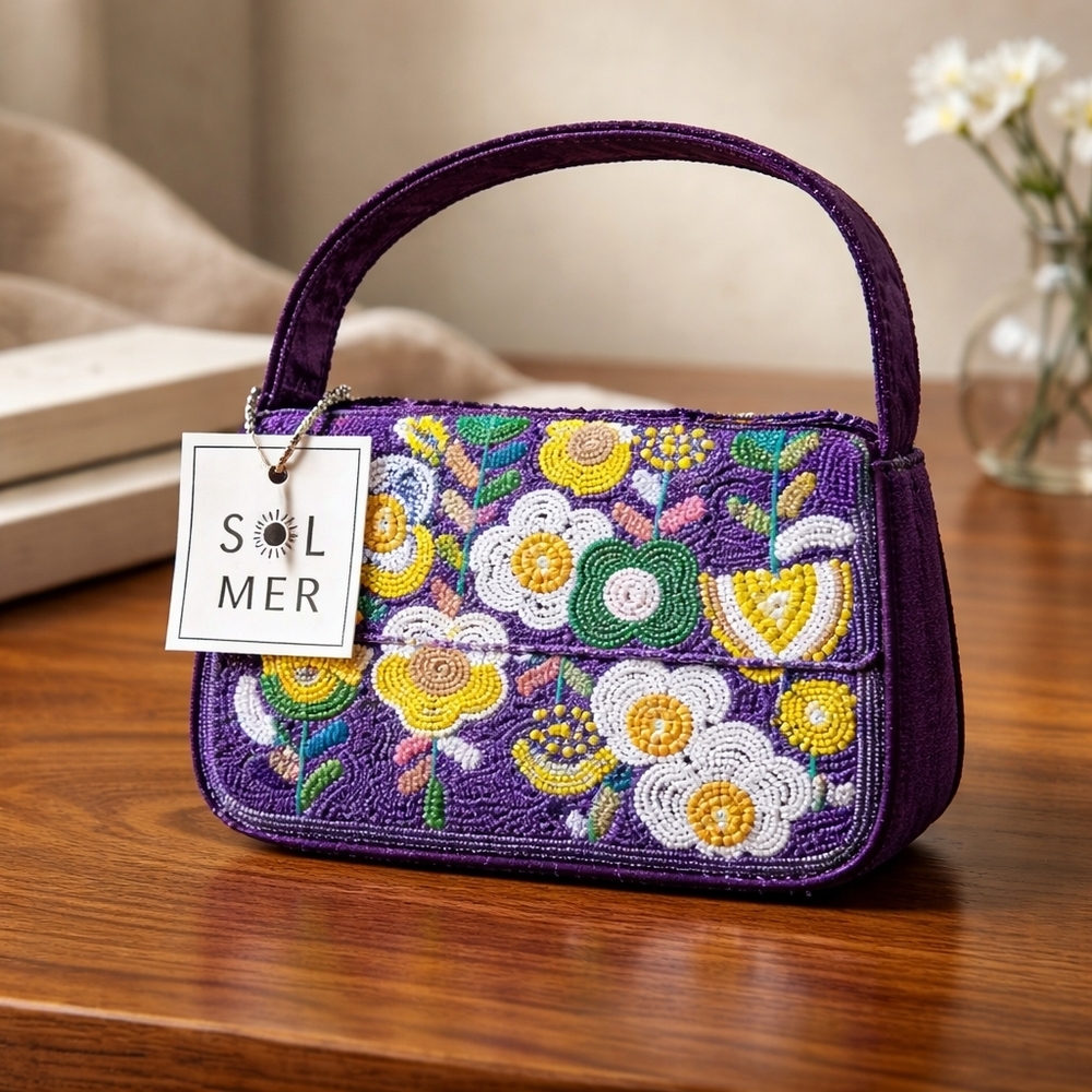 Viral Beaded Hand Bag NWT